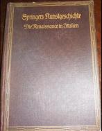 1920 HANDBUCH DER KUNSTGESCHICHTE. BAND III. DIE RENAISSANCE, Verzenden, Zie beschrijving