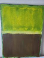 Rothko stijl schilderij, 80x60 cm, acryl, Antiek en Kunst, Ophalen