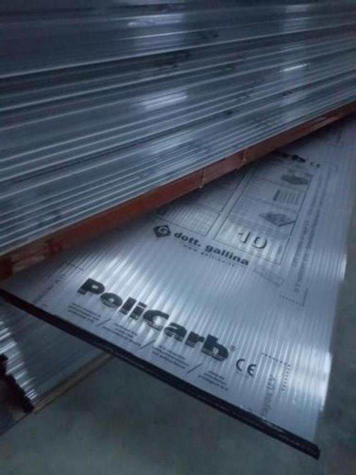 nieuwe polycarbonaat platen UV bestendig verschillende dikte, Doe-het-zelf en Verbouw, Platen en Panelen, Nieuw, Ophalen of Verzenden