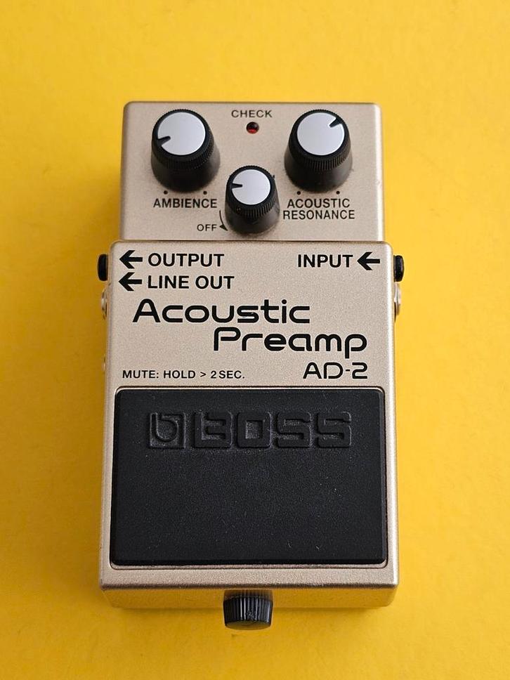 Boss AD-2 Acoustic Preamp Pedal, Muziek en Instrumenten, Effecten, Gebruikt, Equalizer, Ophalen of Verzenden