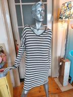 Oversized gestreepte Moscow jurk / tuniek katoen maat S, Wit, Ophalen of Verzenden, Moscow, Maat 36 (S)