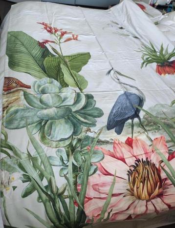 1 x Dekbedovertrek katoensatijn Vandyck 'Tropical' beschikbaar voor biedingen