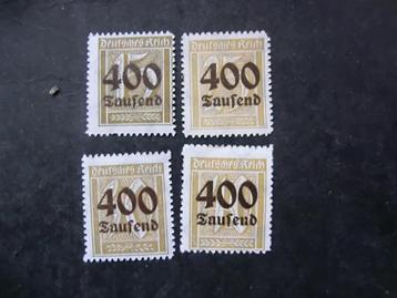 Duitse Rijk serie 297-300 Postfris. beschikbaar voor biedingen