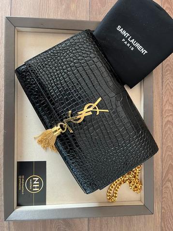 Yves Saint Laurent Kate medium Croco, Nieuw beschikbaar voor biedingen