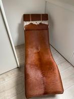 Relaxfauteuil met koeienhuid, Huis en Inrichting, Ophalen, Gebruikt, Eenpersoons, Minder dan 150 cm