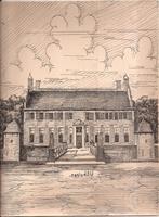 Uithuizen Menkemaborg tekening Sievers ca. 1950, Antiek en Kunst, Ophalen of Verzenden