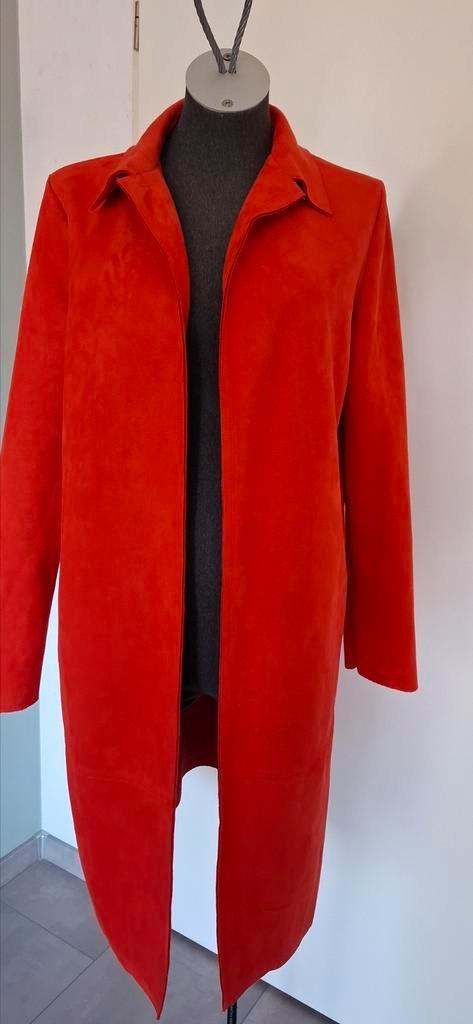 Zara jas blousejas tussenjas rood maat M 38 40 izgs, Kleding | Dames, Jassen | Winter, Zo goed als nieuw, Maat 38/40 (M), Rood