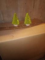 Goud kleurige kerstboompjes, Ophalen