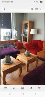 Opium tafeltjes, Huis en Inrichting, Tafels | Salontafels, 50 tot 100 cm, Vierkant, Zo goed als nieuw, Minder dan 50 cm