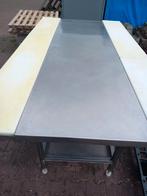 RVS snijtafel 240x131, Huis en Inrichting, Keuken | Keukenelementen, Ophalen, Gebruikt, Overige kleuren, 75 cm of meer