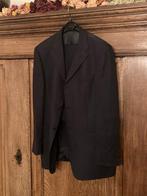 Heren 2 delig pak, d.blauw linnen, v Gils, Kleding | Heren, Kostuums en Colberts, Maat 52/54 (L), Blauw, Zo goed als nieuw, Van Gils