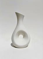 Witte Vaas met Gat, 50 tot 75 cm, Wit, Aardewerk of Porselein, Ophalen of Verzenden