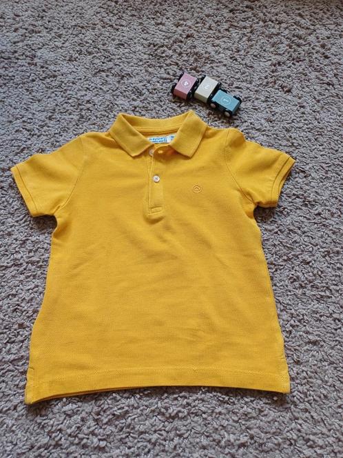 Mayoral gele polo maat 86., Kinderen en Baby's, Babykleding | Maat 86, Zo goed als nieuw, Jongetje, Shirtje of Longsleeve, Ophalen of Verzenden