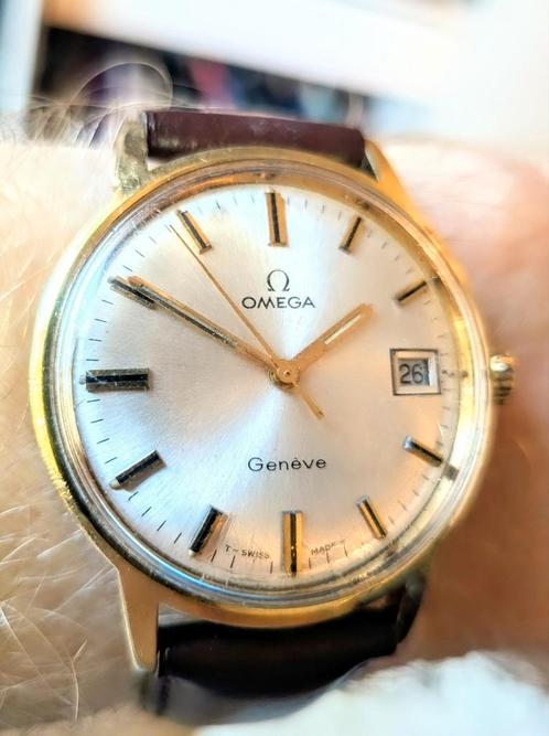 Prachtige 1970 klassieke Omega Genève 136.070 vintage., Sieraden, Tassen en Uiterlijk, Horloges | Antiek, Omega, Staal, 1960 of later