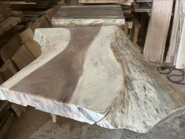 Suar bladen 6 dik tot 170 lang bladen vanaf 100 x 70 cm dik, Huis en Inrichting, Tafels | Salontafels, Nieuw, 75 cm of meer, 50 tot 100 cm