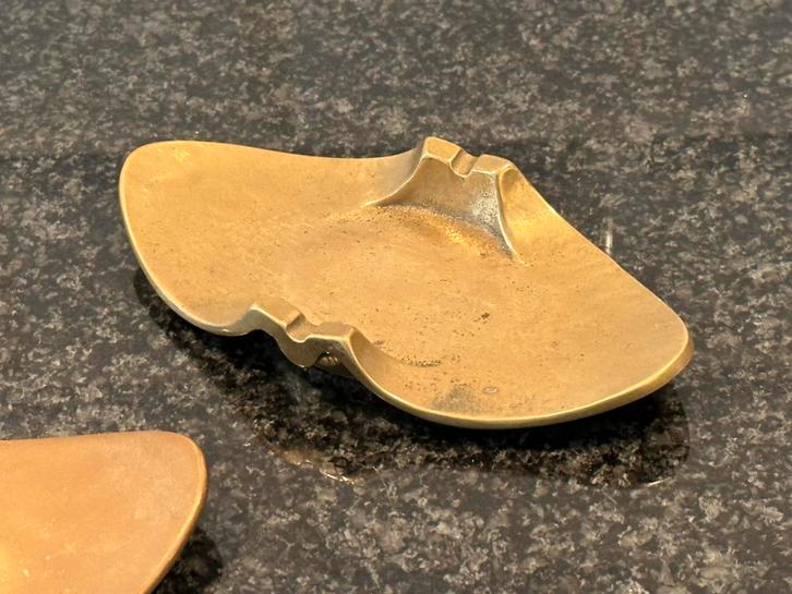 Brutalist Kandelaar/Asbak Messing, Antiek en Kunst, Antiek | Koper en Brons, Brons, Ophalen of Verzenden