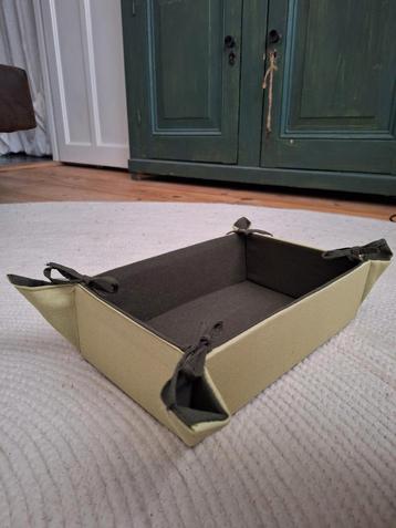 Vouwbaar Broodmandje - Groen Stof beschikbaar voor biedingen