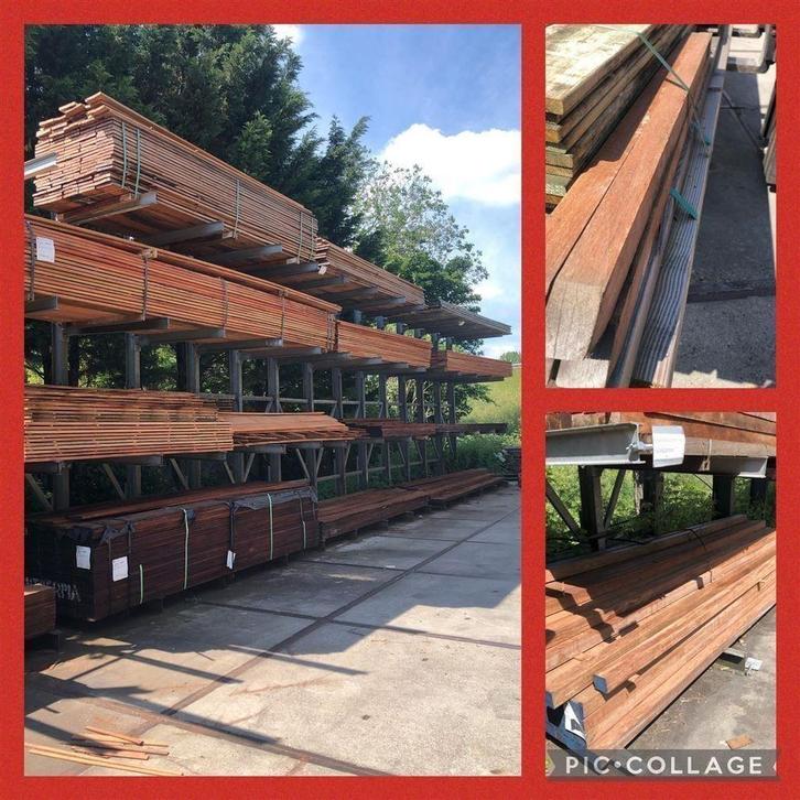 AZOBE Hardhout!, Tuin en Terras, Tegels en Klinkers, Nieuw, Terrastegels, Keramiek, Ophalen of Verzenden