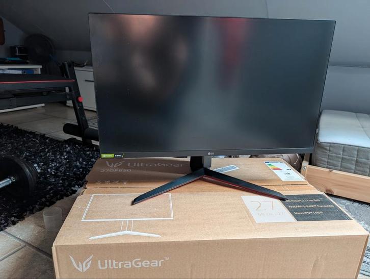 LG 27GP850-B UltraGear 27 inch Gaming Monitor incl doos., Computers en Software, Monitoren, Zo goed als nieuw, DisplayPort, HDMI