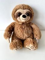 Knuffel luiaard bruin 25 cm klittenband pootjes / Evora, Kinderen en Baby's, Speelgoed | Knuffels en Pluche, Ophalen of Verzenden