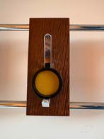 Vintage Wandkapstok Hout & Chroom, Ophalen of Verzenden, Gebruikt, Hout, Wandkapstok