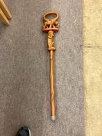 Afrikaanse handgesneden wandelstok - 86 cm, Ophalen of Verzenden