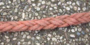 Touw 35 mm Gevlochten zie foto's 13.30 meter beschikbaar voor biedingen