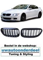 Grill Hoogglans Zwart Dubbele Spijl Voor Bmw 6 Serie E63 E64