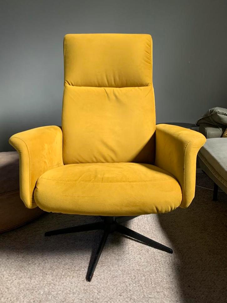 Loungestoel, Huis en Inrichting, Fauteuils, Gebruikt, Stof, 50 tot 75 cm, Ophalen