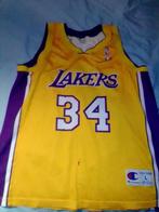 LA Lakers shirts Shaquille O'Neal Champion geel maat L heren, Ophalen of Verzenden, Gebruikt, Kleding