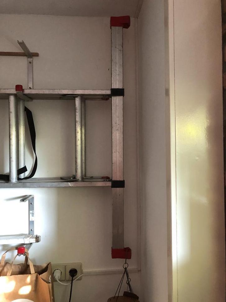 Atrex ladder, Doe-het-zelf en Verbouw, Ladders en Trappen, Zo goed als nieuw, Ladder, 4 meter of meer, Opvouwbaar of Inschuifbaar