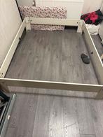 Witte auping auronde Bedframe met bodem - Wit - Tweepersoons, Huis en Inrichting, Gebruikt, Wit, Tweepersoons, Ophalen of Verzenden