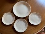 N.V.Koninklijke plateelbakkerij zuid-holland Gouda 4 schalen, Ophalen of Verzenden