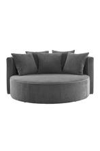 Ronde Loveseat - Zo Goed Als Nieuw, Huis en Inrichting, Banken | Sofa's en Chaises Longues, 100 tot 125 cm, Tweepersoons, Ophalen of Verzenden