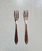 2 verzilverde gebaksvorkjes van SOLA, Ophalen of Verzenden