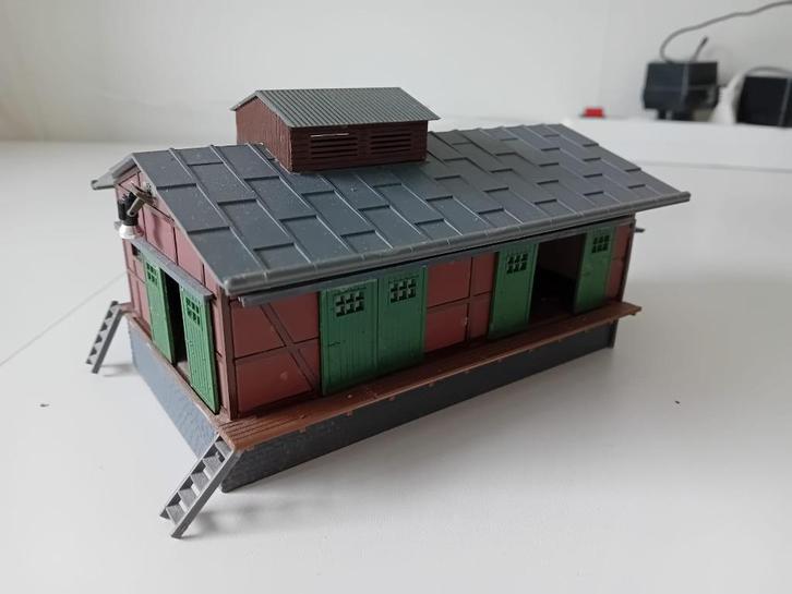 Modelspoor gebouwtjes HO 1:87, Hobby en Vrije tijd, Modeltreinen | H0, Gebruikt, Brug, Tunnel of Gebouw, Gelijkstroom, Overige merken