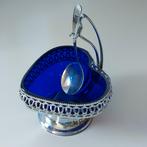 Vintage Blauw Glazen Schaaltje uit de jaren 60, Ophalen of Verzenden