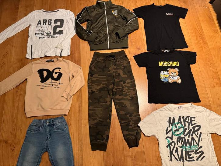 Jongens kleding pakket maat 146 D&G, Balenciaga, moshino, we, Kinderen en Baby's, Kinderkleding | Maat 146, Gebruikt, Jongen, Ophalen of Verzenden