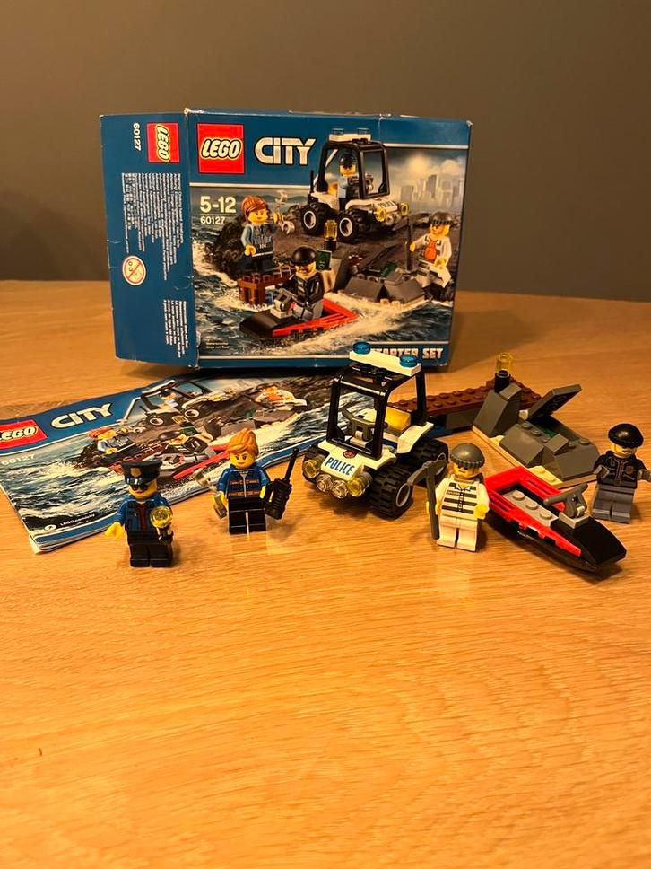 Lego City 60127 - Politie Achtervolging op het Water, Kinderen en Baby's, Speelgoed | Duplo en Lego, Zo goed als nieuw, Lego, Complete set