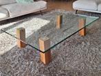 Glazen salontafel, Ophalen, 100 tot 150 cm, 50 tot 100 cm, Glas