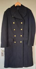 Lange Marine jas donkerblauw, Ophalen of Verzenden, Marine, Nederland, Kleding of Schoenen