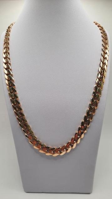gouden coban link ketting 14kt  beschikbaar voor biedingen