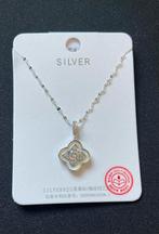 Zilveren moissaniet ketting, Ophalen of Verzenden, Nieuw, Zilver, Zilver