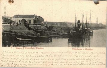 IJmuiden Buitenhaven st 1901 schaars, maar beschadigd beschikbaar voor biedingen