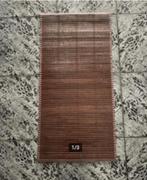 NIEUW Badmat bamboo, donkerbruin, 61x122 cm, Ophalen of Verzenden, Nieuw, Bruin, Badmat