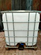 IBC 1000 liter, regenton, waterton, slowfeeder, 150 liter of meer, Ophalen, Gebruikt, Hout