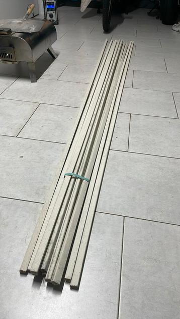 13 stuks Glaslat 17x19mm met sponning beschikbaar voor biedingen