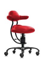 SpinaliS Explorer Rood Ergonomische werkkruk, Huis en Inrichting, Bureaustoelen, Verzenden, Nieuw, Bureaukruk, Spinalis