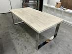 Nieuwe beton cire tafel | Betonlook tafel nieuw!, Huis en Inrichting, Tafels | Eettafels, Metaal, 100 tot 150 cm, Ophalen of Verzenden