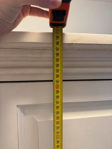 Vintage Kast met Dubbele Scharnierdeuren + veel opbergruimte - afbeelding 10